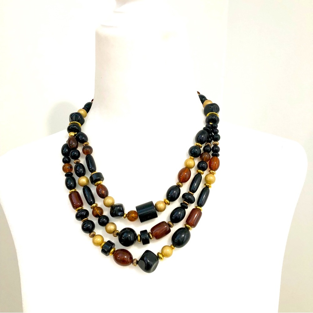 Three Tier Vintage Beads